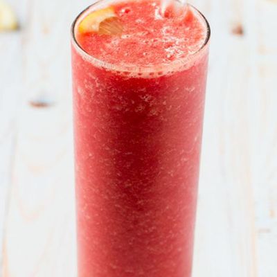 Fresh strawberry juice