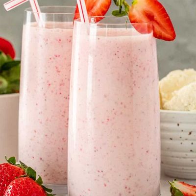 Strawberry milkshake