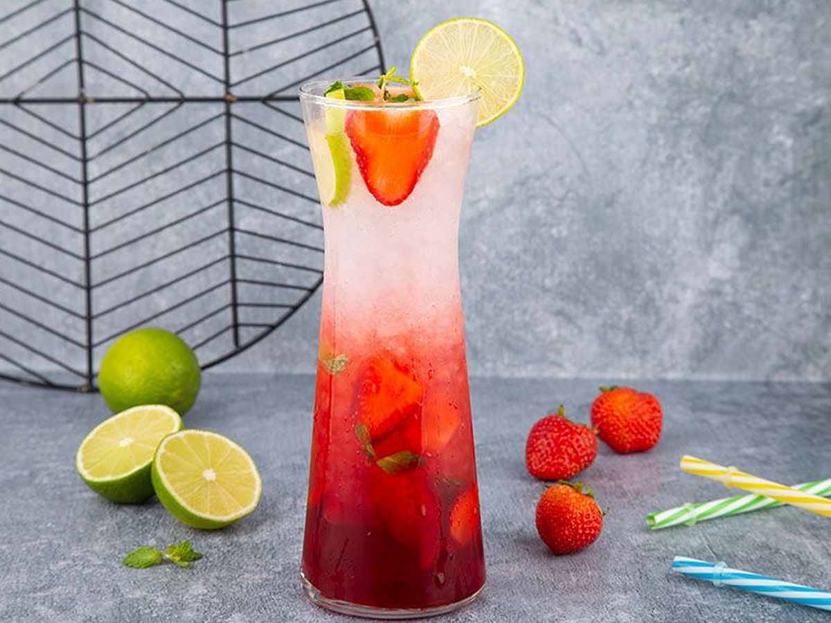 Strawberry ginger juice