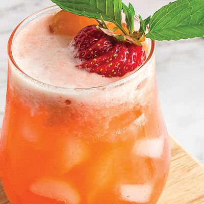 Strawberry Peach Soda