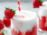 Large strawberry cocktail