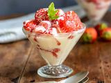 Strawberry cream milkshake