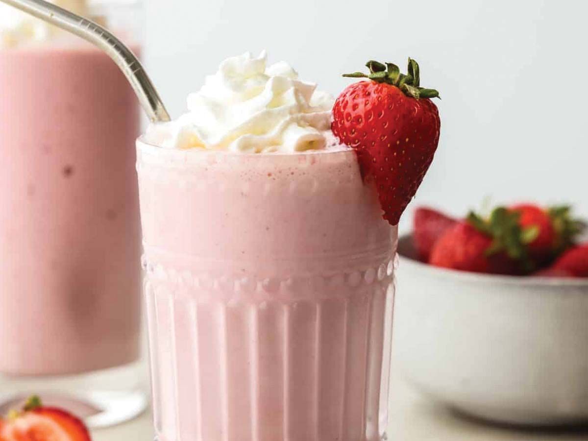 Strawberry milkshake
