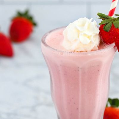 Strawberry milkshake