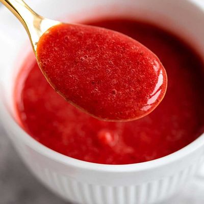 Strawberry sauce