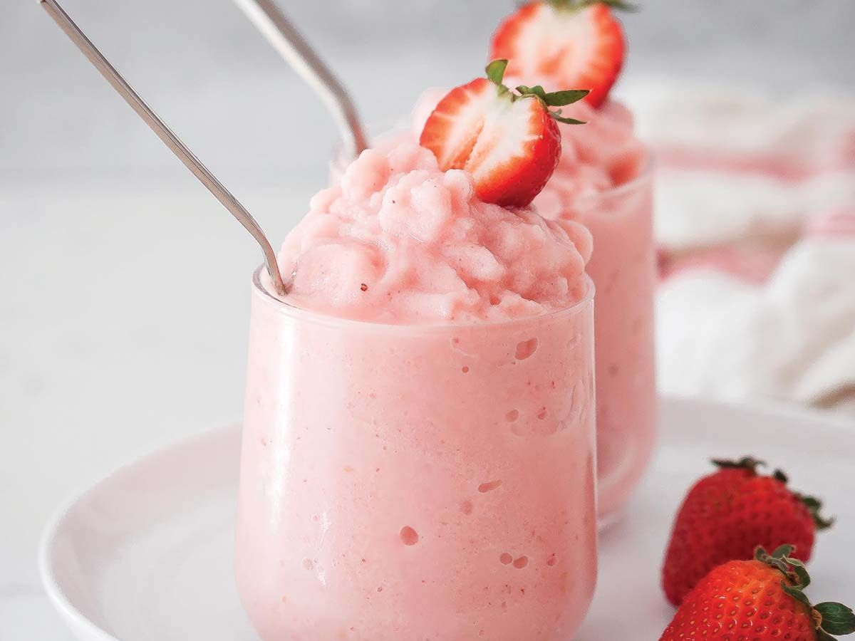Strawberry yogurt