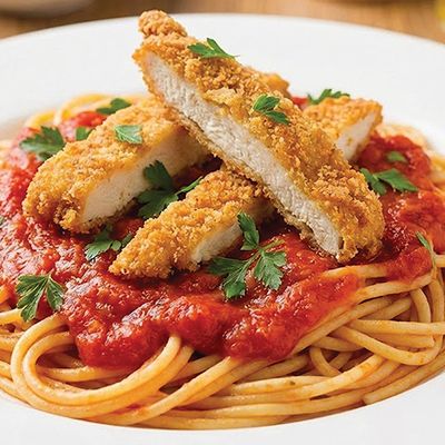 Stripes Pasta (red Sauce)