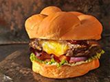 Stuffed Burger with Cheese Sandwich