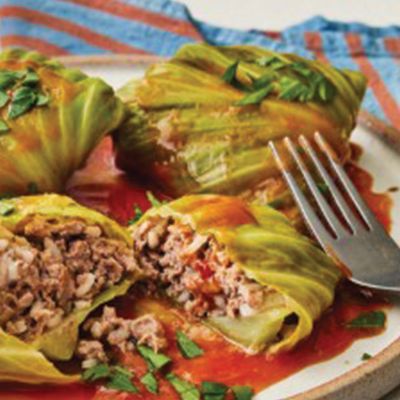 Mahshi Cabbage Platter