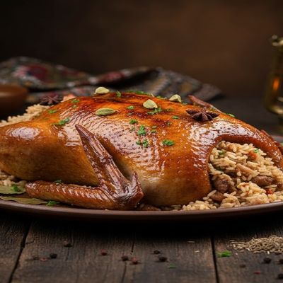 Stuffed Duck Plate