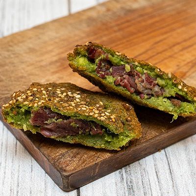 Talab Stuffed Taamia (2 patties)