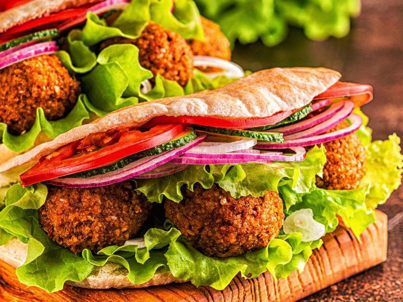 Stuffed Falafel Sandwich