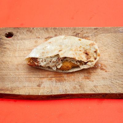Falafel Stuffed With Baba Ghannoug