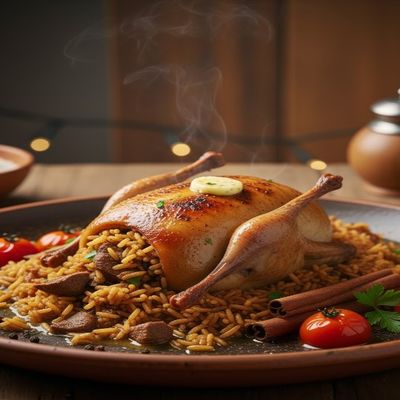 fard Pigeon Stuffed With Rice