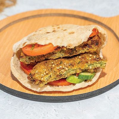 Potato with Stuffed Ta'ameya Sandwich