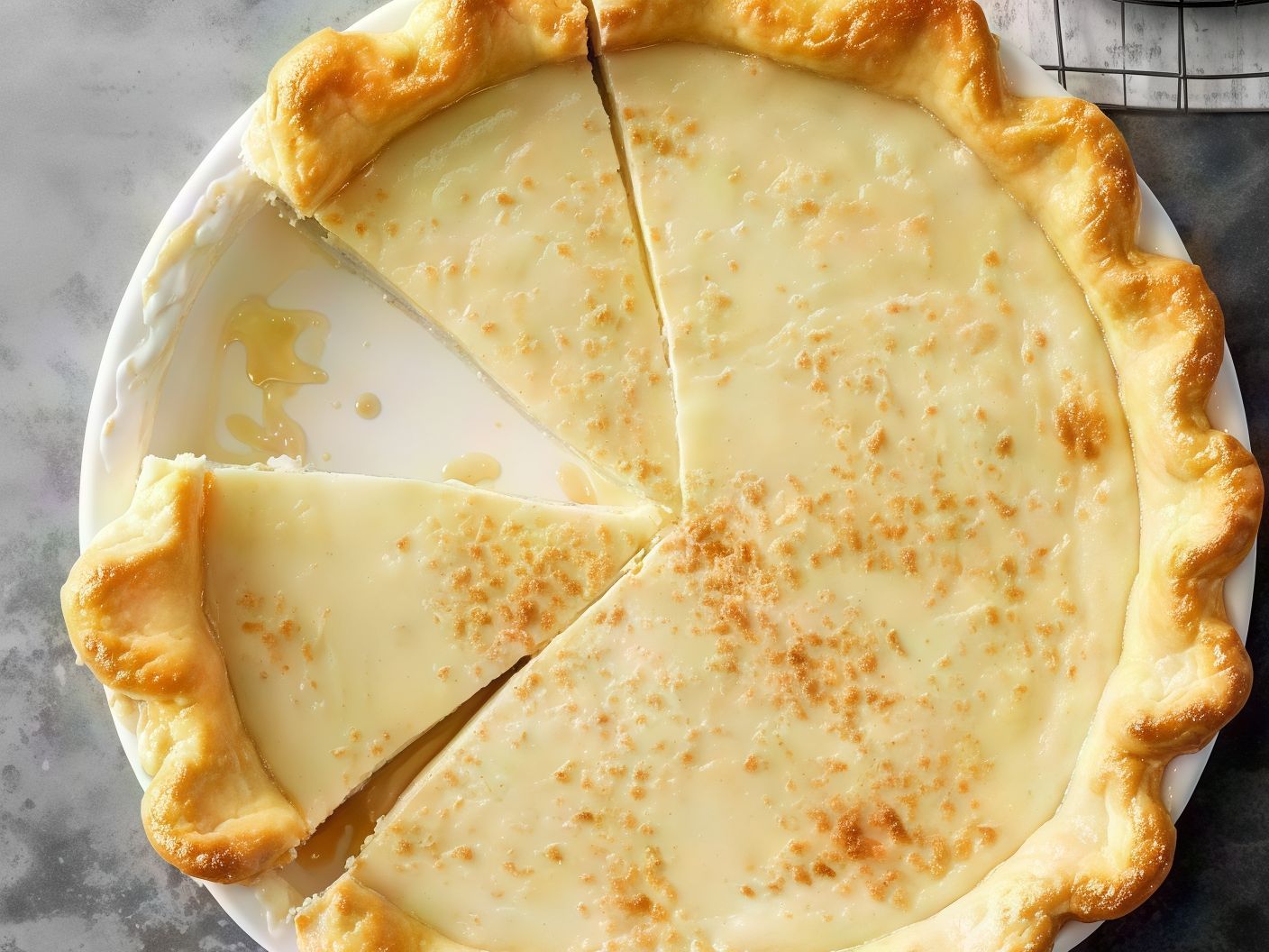 Sugar and milk pie