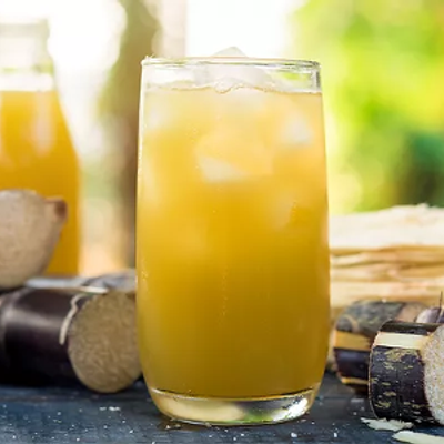 Sugarcane Juice with Orange
