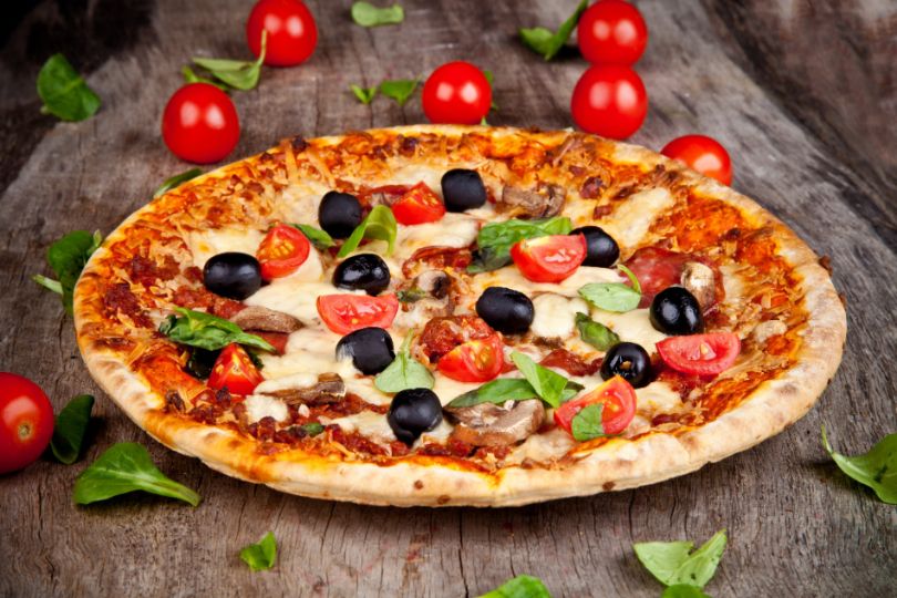 Oriental Sausages Pizza