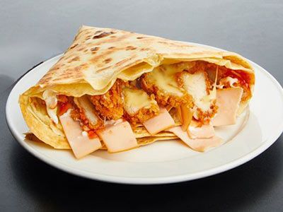 Chicken Shawerma Crepe