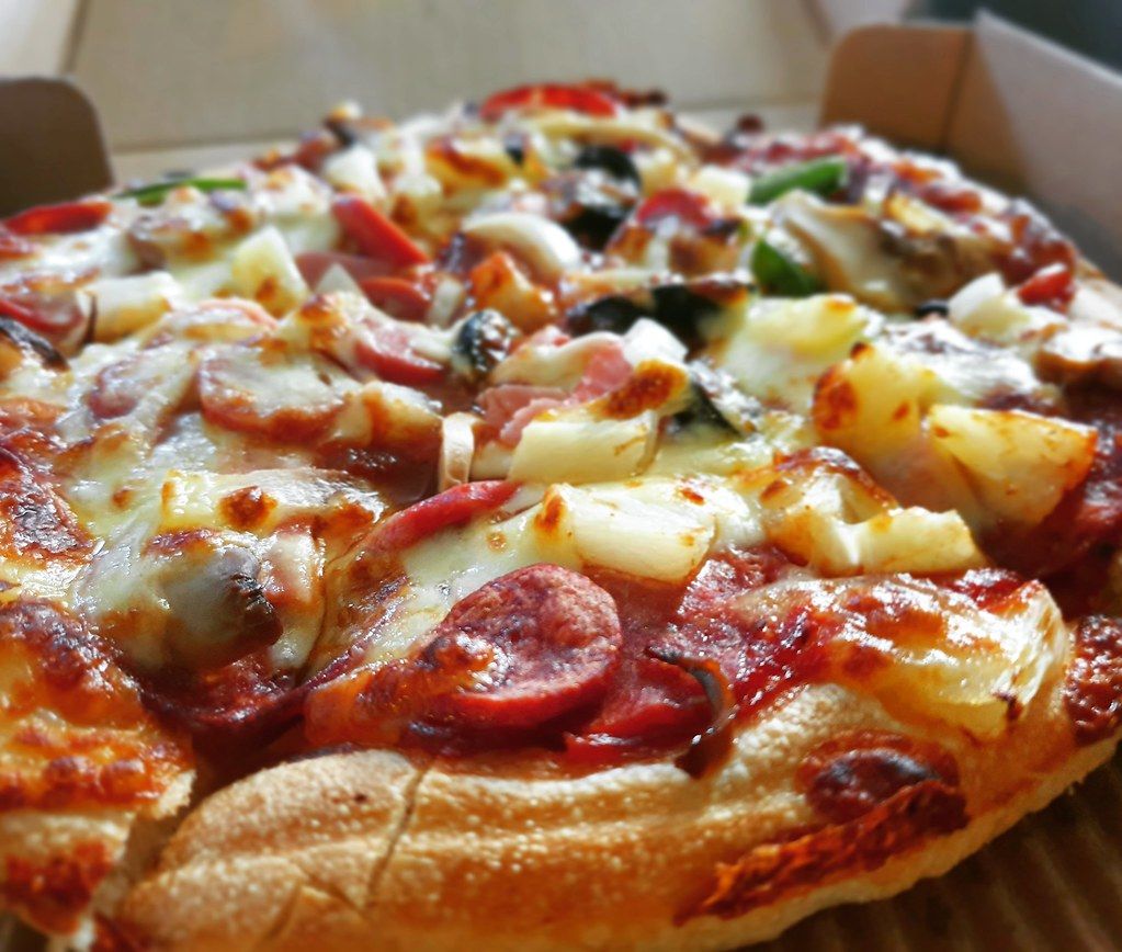 Super supreme Oriental pizza