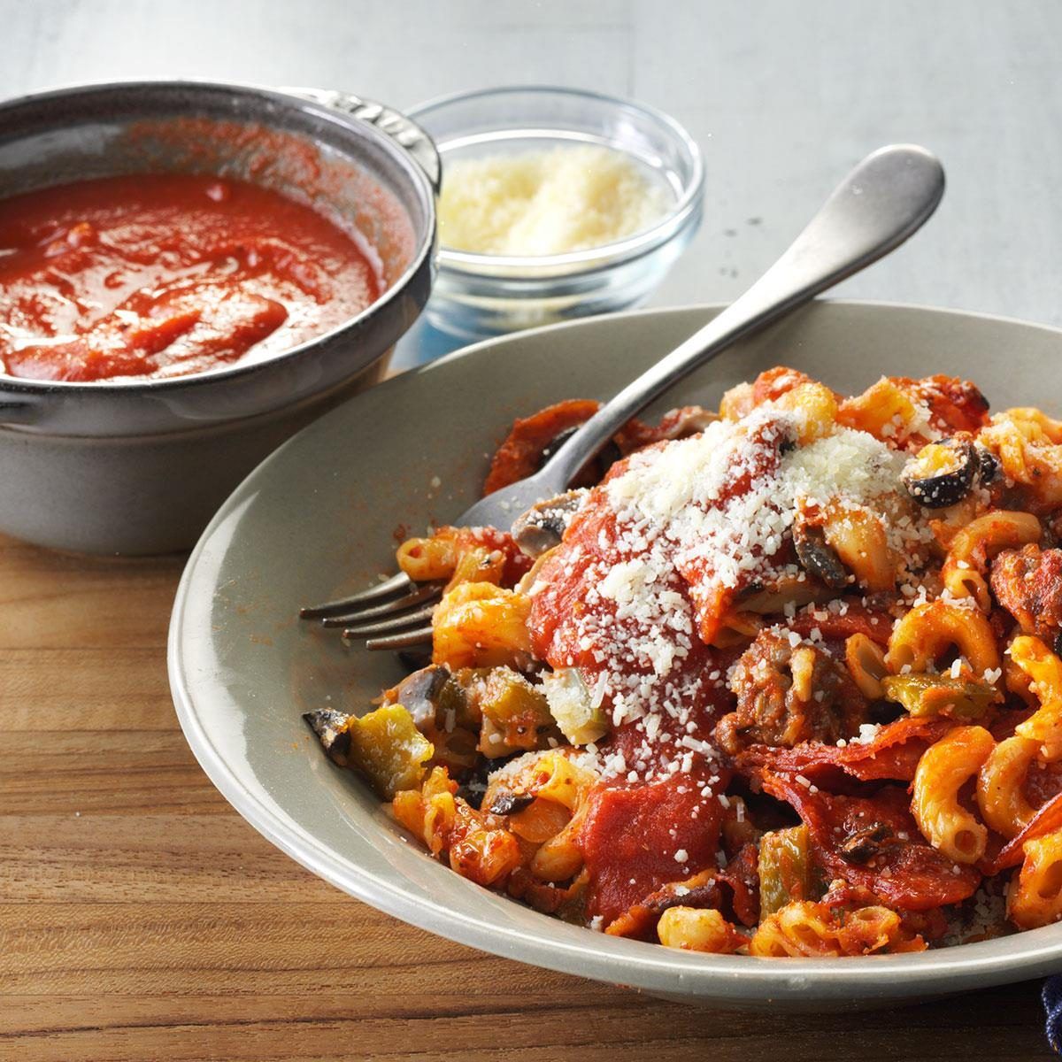 Supreme With Tomato Sauce Pasta