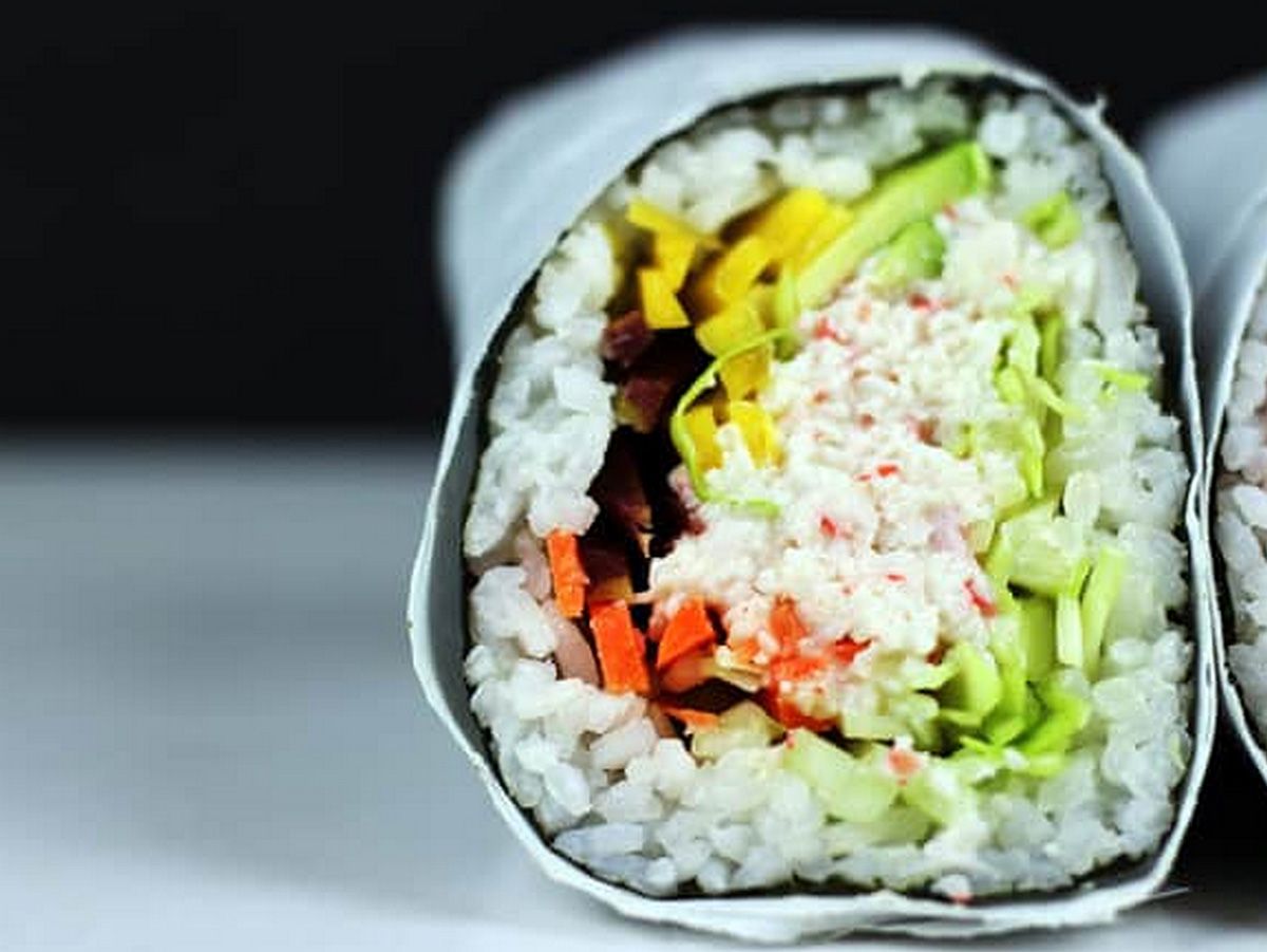 Crab Sushi Burrito