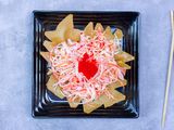 Marinated salmon salad