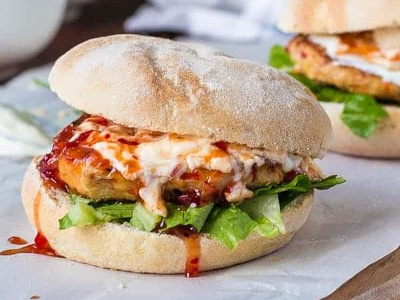 Sweet & Sour Chicken Burger