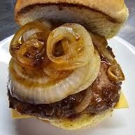 Sweet And Sour Burger Sandwich