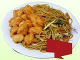 Sweet And Sour Chicken With Noodles Meal