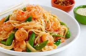 Sweet And Sour Shrimp Pasta