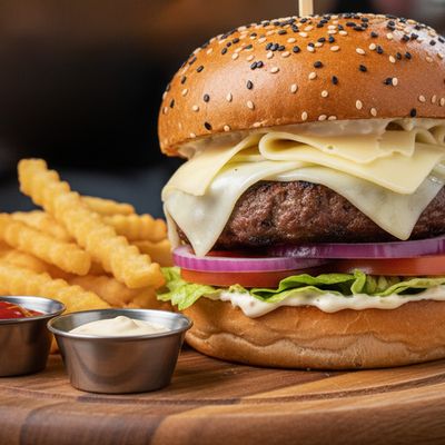 Swiss Cheese-Burger