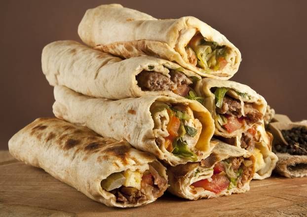 Syrain Kofta Sandwich Saj Bread