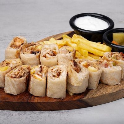Syrian Arabic Shawarma Meal
