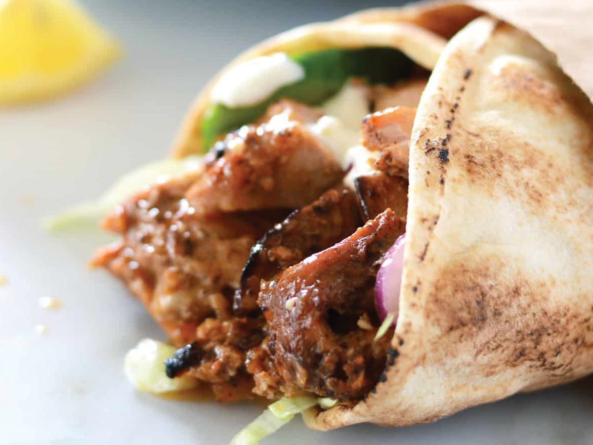 Syrian Chicken Shawerma sandwich