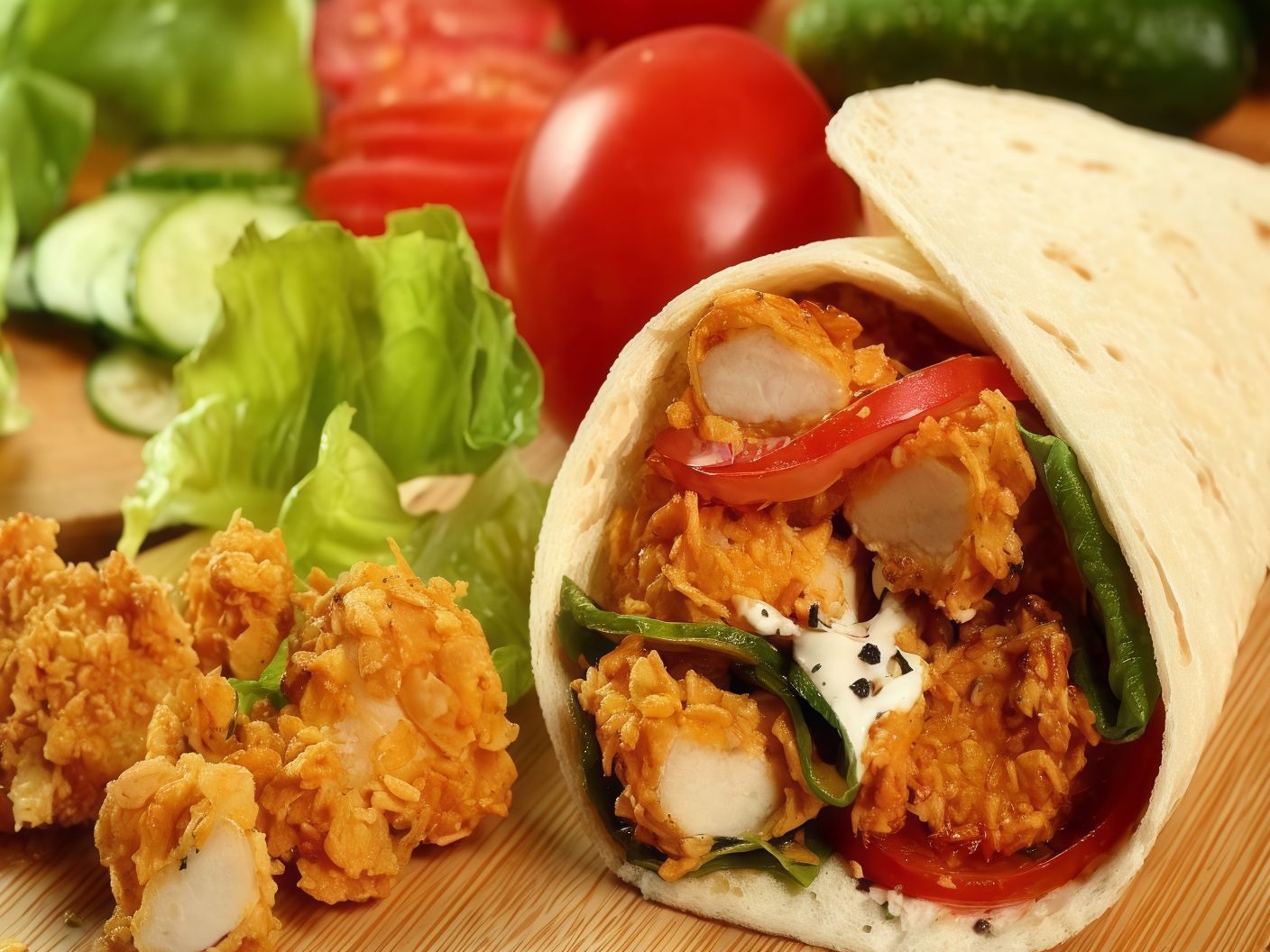 Syrian Chicken Strips Sandwich