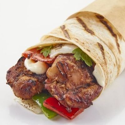 Charcoal Fish Shawerma
