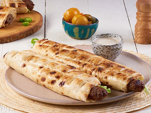 Syrian bread Baladi kofta