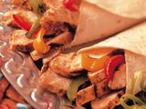 Syrian bread Chicken Fajita