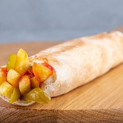 Syrian Saj Potatoes Sandwich Western