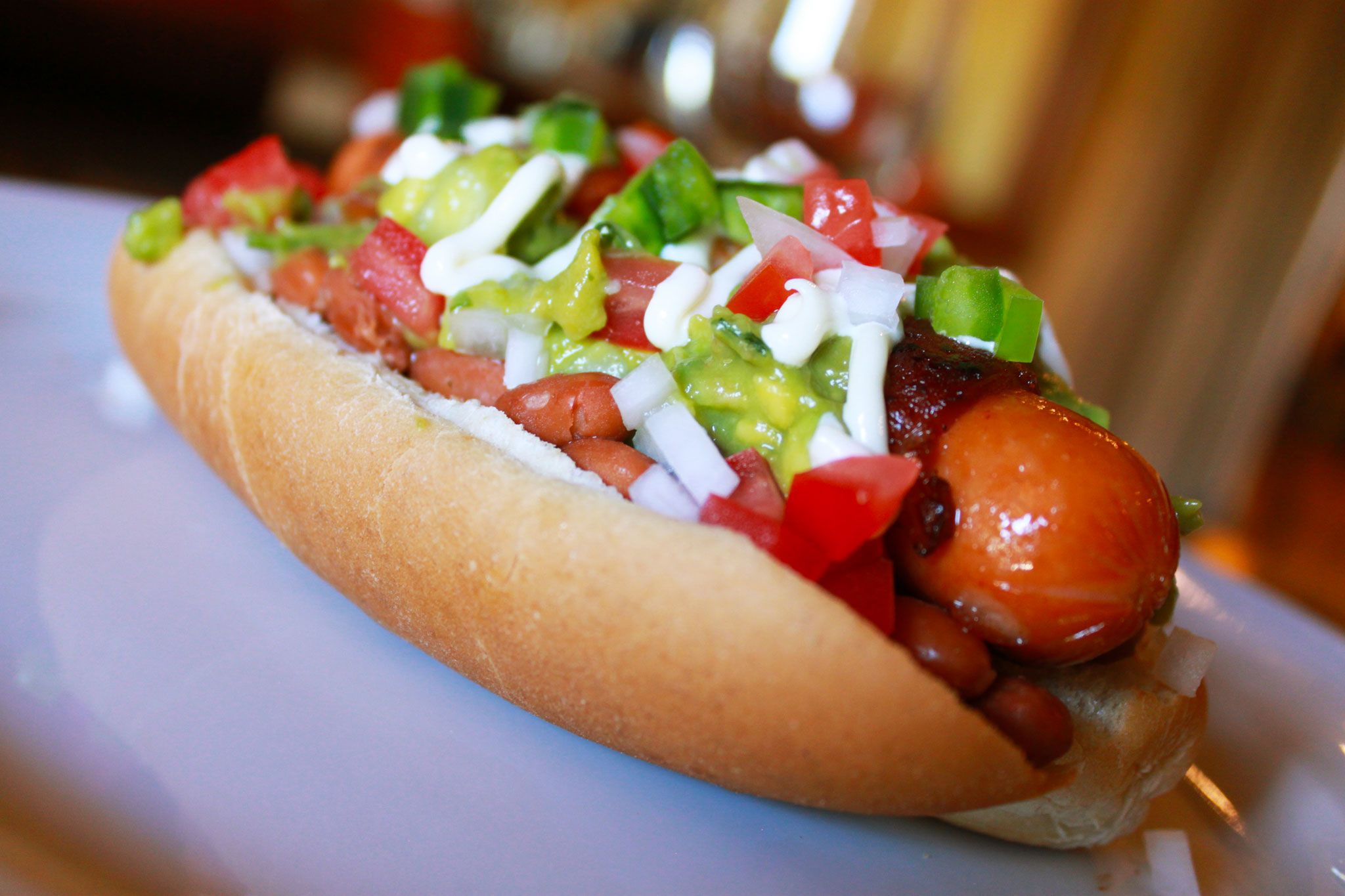 Mexican Fried Hot Dog Sandwich