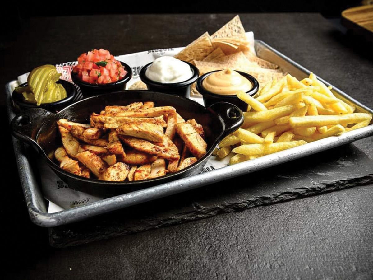 Tiger's Shawerma Platter