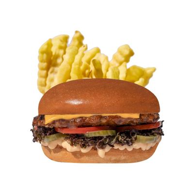 Truffle Mushroom Smashed Burger