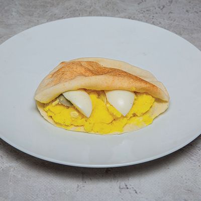 Boiled egg sandwich