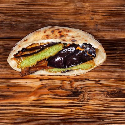 Taamia With Eggplant Sandwich