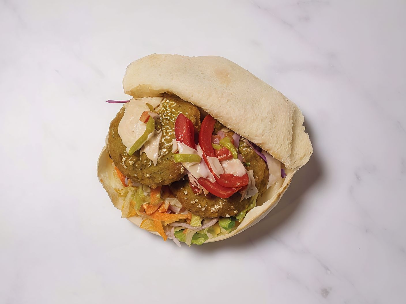 Taamia Farm sandwich