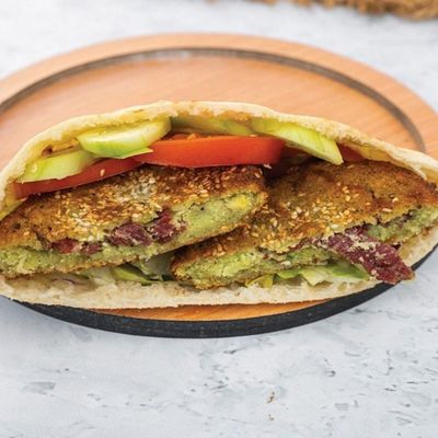 Pastrami falafel Sandwich