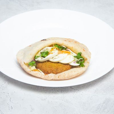 Falafel With Boiled Eggs