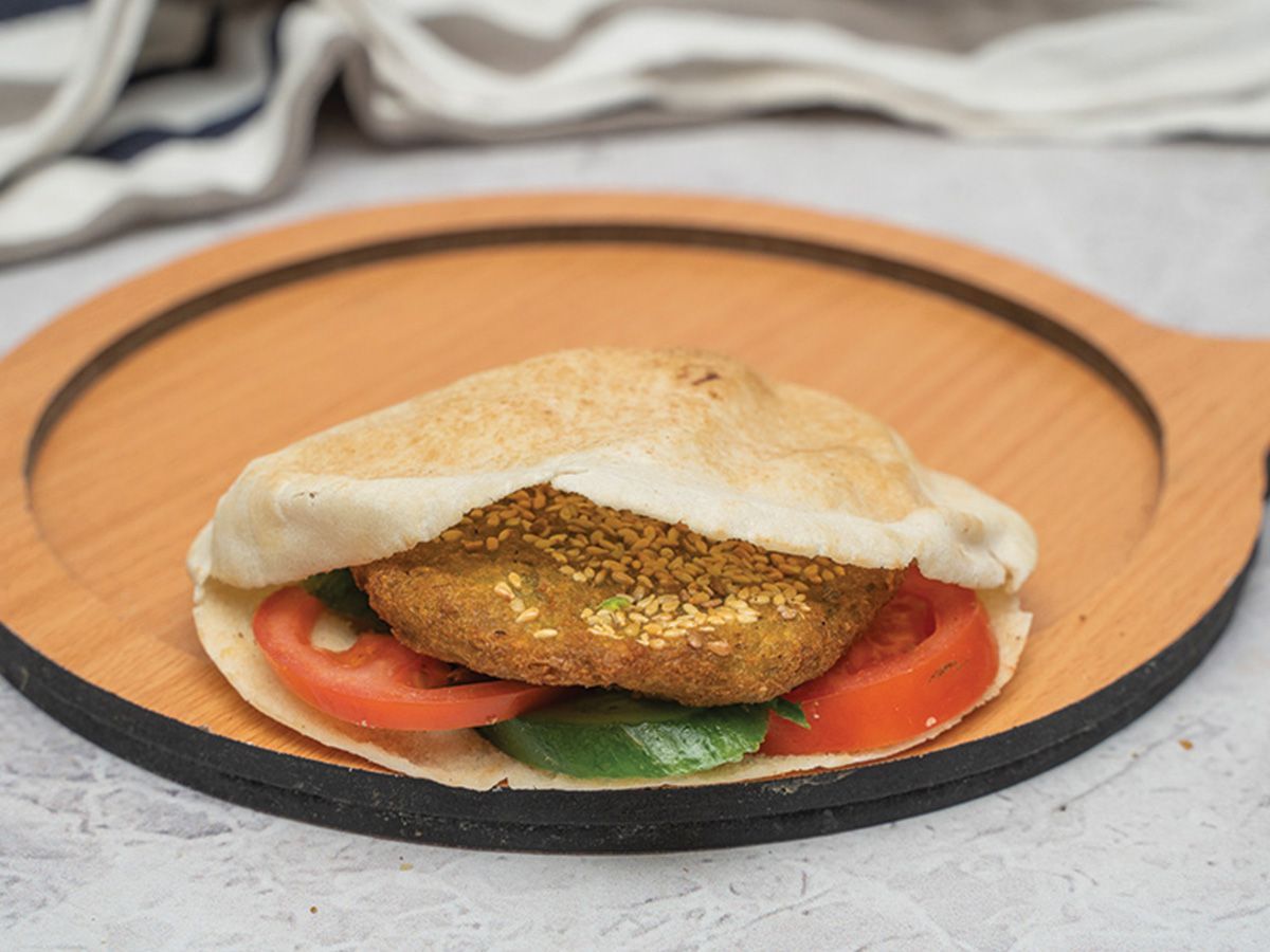 Taamia With Roumi Cheese Sandwich