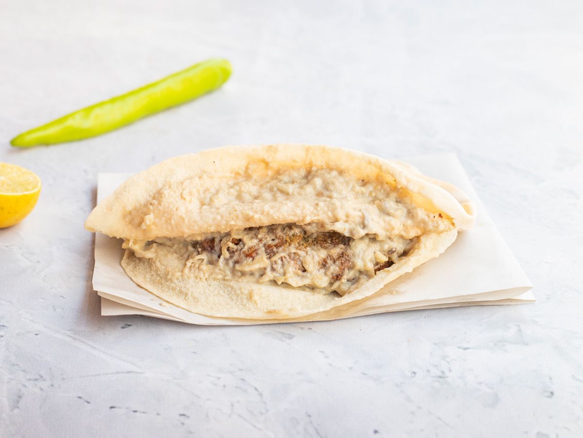 Taamia With BABA Ghannoug Sandwich